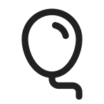 Balloon SVG Icon